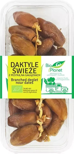 Daktyle świeże z pestką na gałązce 250 g - Bio Planet (EKO)