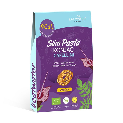 Makaron konjac capellini bezglutenowy 270 g (200 g) - Slim (EKO)