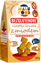 Ciastka kruche z miodem bezglutenowe 100 g - Malu Food