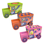 Lokomotywa: przekąski i galaretki owocowe z zabawką i naklejką bezglutenowe 108 g - Bob Snail