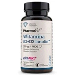 Witamina K2 i D3 bezglutenowa 60 szt. - Pharmovit