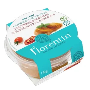 Hummus z suszonymi pomidorami bezglutenowy 170 g - Florentin (EKO)