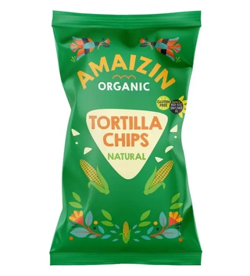 Chipsy tortilla kukurydziane solone bezglutenowe 250 g - Amaizin (EKO)