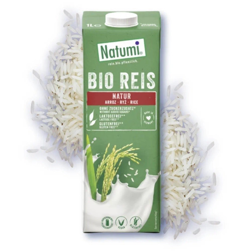 Napój ryżowy bez dodatku cukru bezglutenowy 1 l - Natumi (EKO)