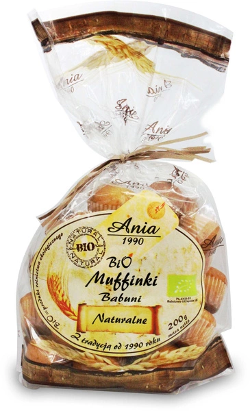 Muffinki Babuni Naturalne 200g - Bio Ania