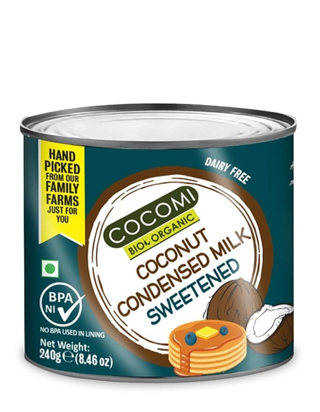 Napój Kokosowy Skondensowany Bio 240 G (Puszka)  -  COCOMI