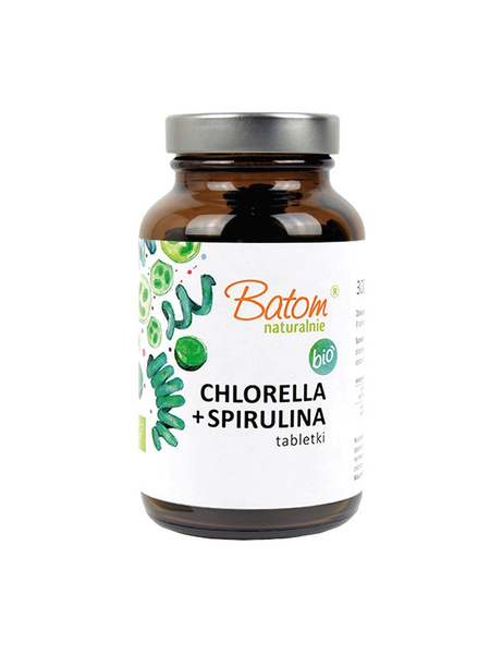 Chlorella i spirulina 240 szt. - Batom (EKO)