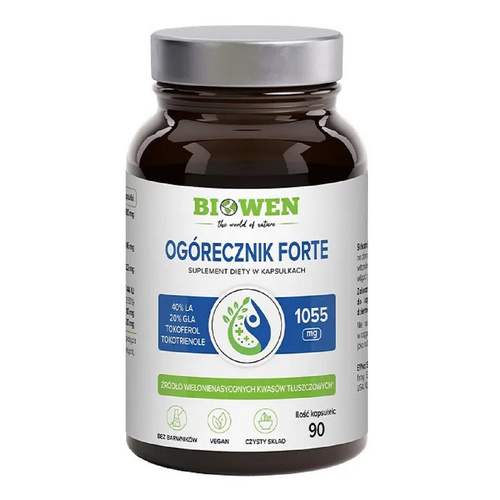 Ogórecznik forte (1040 mg) 90 szt. - Biowen (EKO)