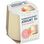 Jogurt brzoskwiniowy termostatowy 3 % 140 g - Yömleko (BIO)