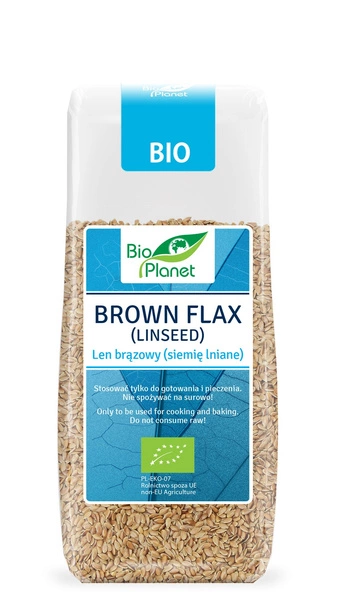 Len Brązowy (Siemię Lniane) Bio 200 g  -  BIO PLANET