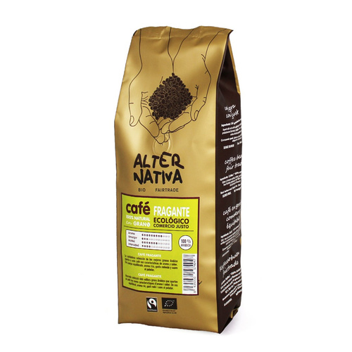 Kawa ziarnista arabica 100 % fair trade bezglutenowa 500 g - Alternativa (BIO)