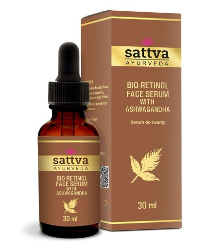 Serum do twarzy ashwaganda retinol 30 ml - Sattva
