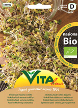 Nasiona brokułu raab na kiełki 20 g - Vita Line (BIO)