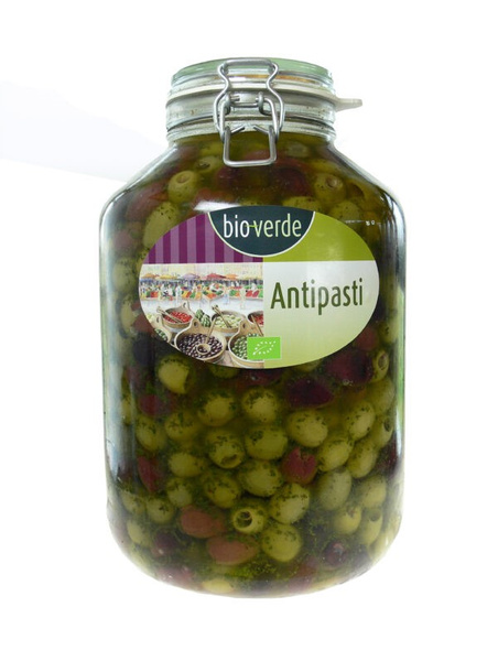 Oliwki mix bez pestek w słoiku 4,55 kg - Bio Verde (EKO)