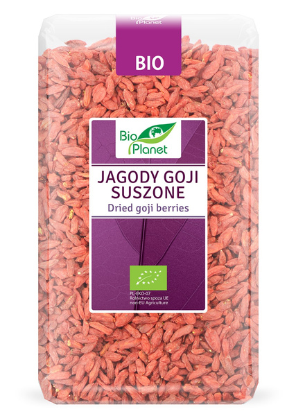 Jagody Goji Suszone 1 kg - Bio Planet - BIO EKO