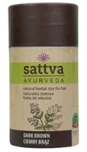 Henna ciemny brąz 150 g - Sattva