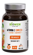 Witamina c complex+ bezglutenowa 100 kapsułek - Hempking