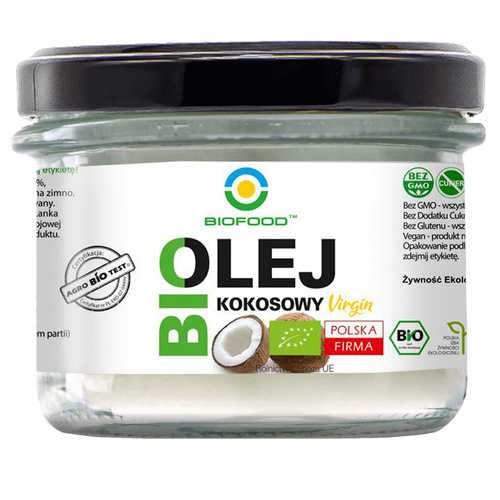 Olej kokosowy virgin 180 ml - Bio Food (BIO)