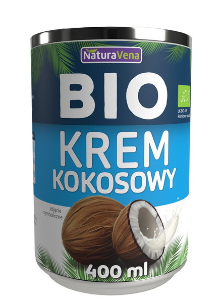 Krem Kokosowy 17% 400ml - NaturaVena