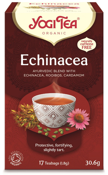 Herbatka echinacea (17 saszetek) 30,6 g - Yogi Tea (BIO)