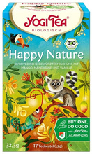 Herbatka na pomoc lasom deszczowym happy nature 17 szt. 32,3 g - Yogi Tea (EKO)