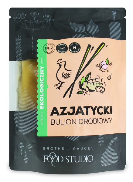 Bulion Azjatycki w Płynie Bezglutenowy 350ml - FOOD STUDIO