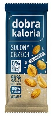 Baton Owocowy Solony Orzech 20x35g - Dobra Kaloria