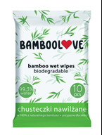 CHUSTECZKI BAMBUSOWE NAWILŻANE 10 szt. - BAMBOOLOVE