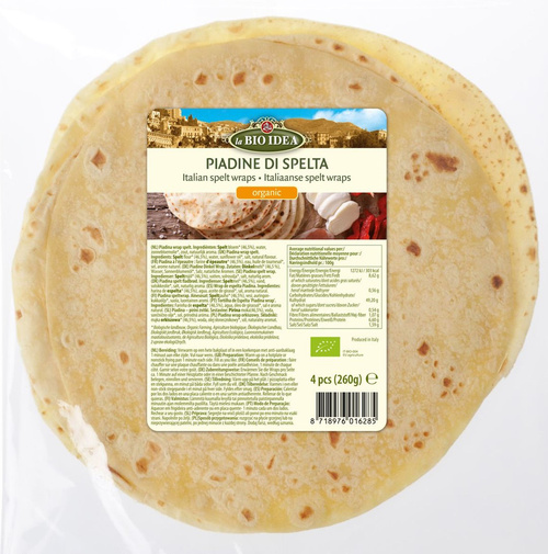 Tortilla Orkiszowa Piadina 260g - La BIO IDEA