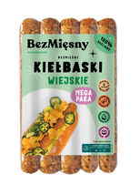 Kiełbaski wiejskie roślinne 250 g - Bezmięsny