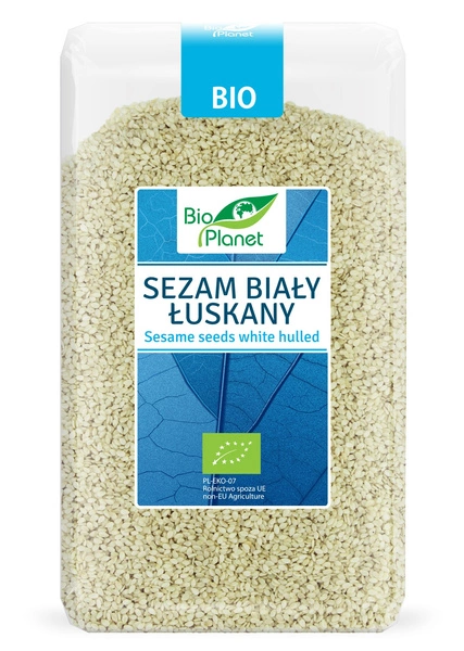 Sezam Biały Łuskany 1 kg - Bio Planet - EKO