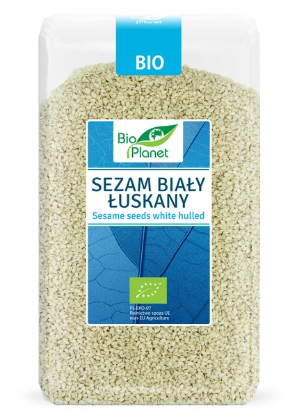 Sezam Biały Łuskany 1kg - Bio Planet - EKO