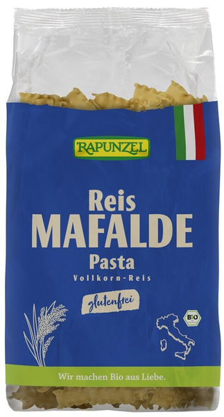 Makaron ryżowy razowy mafalde bezglutenowy 250 g - Rapunzel (EKO)