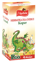 HERBATKA DLA DZIECI - KOPER BIO (20 x 1,5 g) 30 g - APOTHEKE