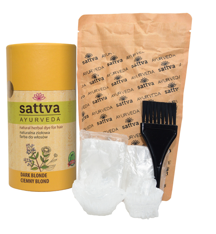 Henna ciemny blond 150 g - Sattva