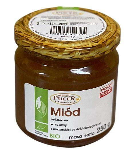 Miód wrzosowy 250 g - Pucer (EKO)