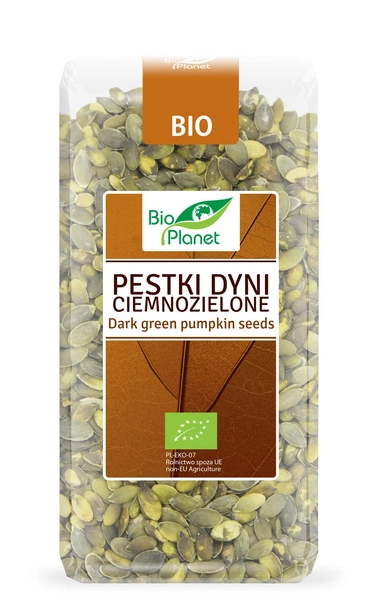 Pestki Dyni Ciemnozielone 350 g - Bio Planet