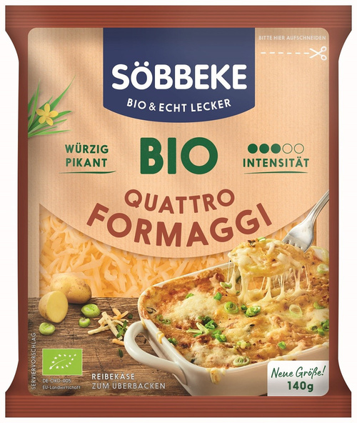 Mix czterech tartych serów 140 g - Sobbeke (BIO)