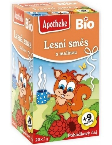 Herbatka dla dzieci owoce leśne malina do 9 msc. 20 saszetek 40 g - Apotheke (BIO)