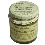 Makrela filety w oliwie z oliwek extra virgin 220 g (154 g) - Pan Do Mar (BIO)