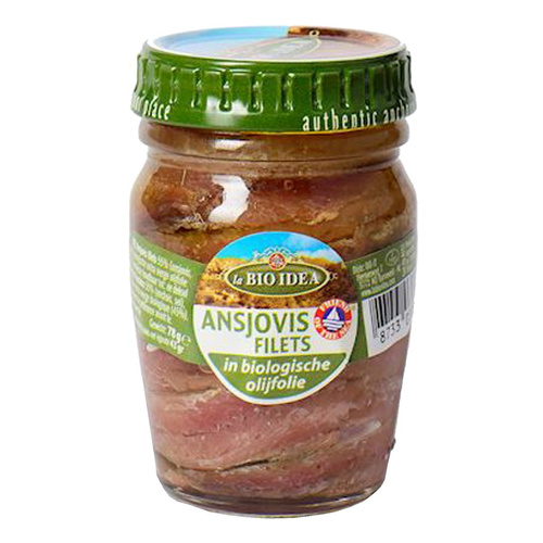 Anchois (Sardele) w Oliwie z Oliwek 78g - La BIO IDEA