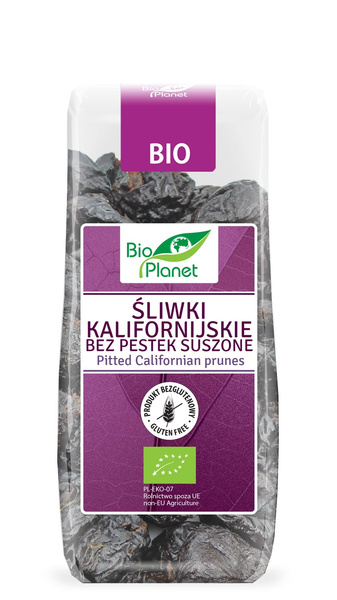 Śliwki Kalifornijskie Suszone Bez Pestek 200 g - Bio Planet