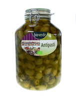 Oliwki zielone nadziewane czosnkiem 4,75 kg - Bio Verde (EKO)