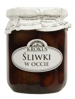 Śliwki w occie bezglutenowe 500 g (250 g) - Krokus
