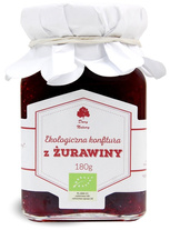 KONFITURA Z ŻURAWINY BIO 180 g - DARY NATURY