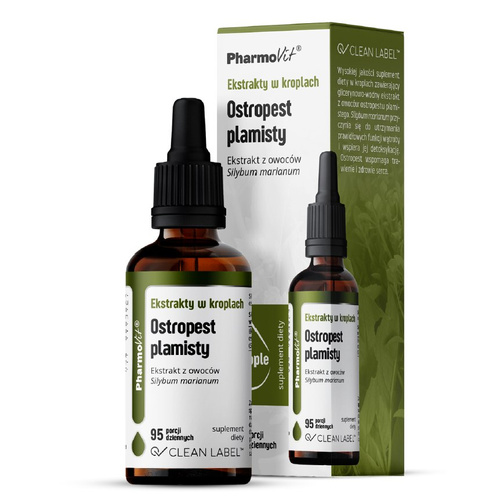 Ekstrakty w kroplach ostropest plamisty bezglutenowe 30 ml - Pharmovit