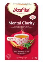 Herbatka ajurwedyjska jasność umysłu "mental clarity" (17 saszetek) 32,3 g - Yogi Tea (BIO)