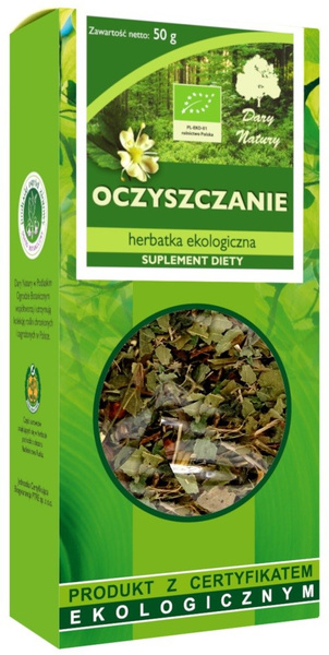 Herbatka oczyszczenie 50 g - Dary Natury (EKO)