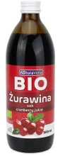 Sok z żurawiny 100 % 500 ml - NaturaVena (EKO)