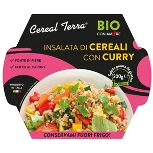 Sałatka zbożowa z warzywami i curry 200 g - Cereal Terra (EKO)